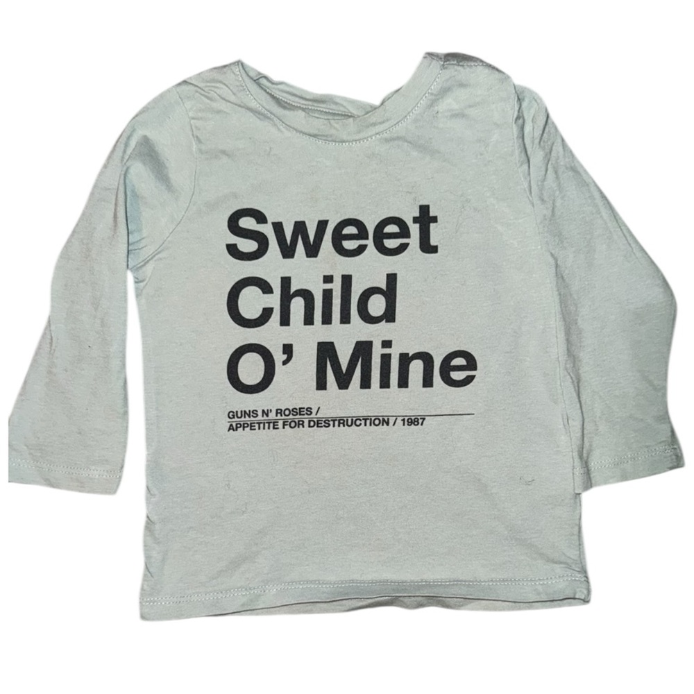 Sweet Child O' Mine Kids Shirt - White